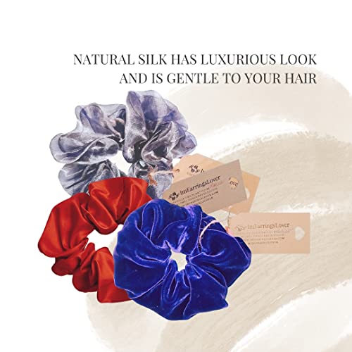 Ruby Curl IMEL Studio scrunchie (100% silk)