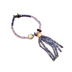 Hematite Twilight Charm Tassel Bracelet from IMEL Studio