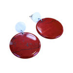 Red Jasper Elegance earring by IMEL studio